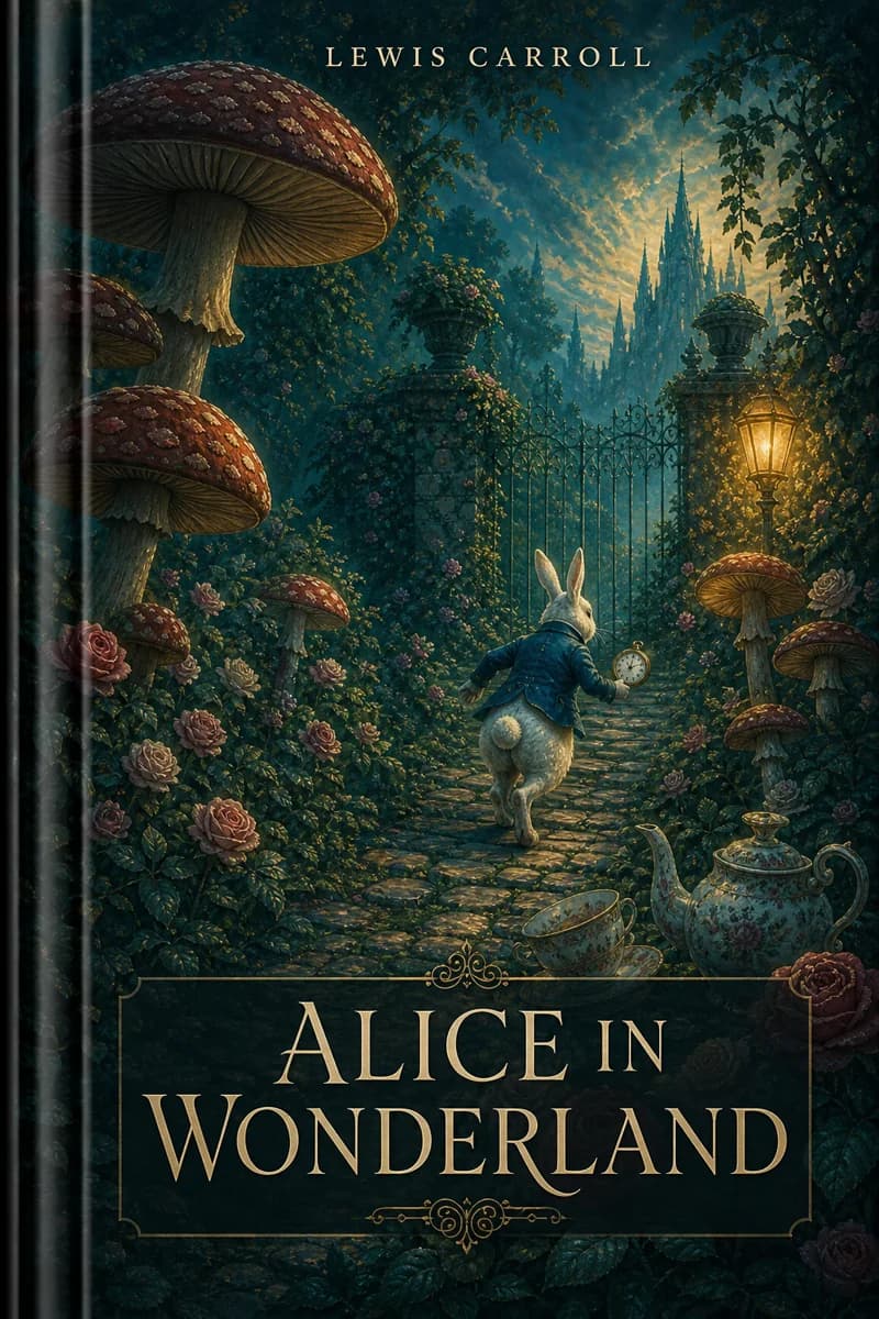 Okładka: Alicja w Krainie Czarów — Lewis Carroll