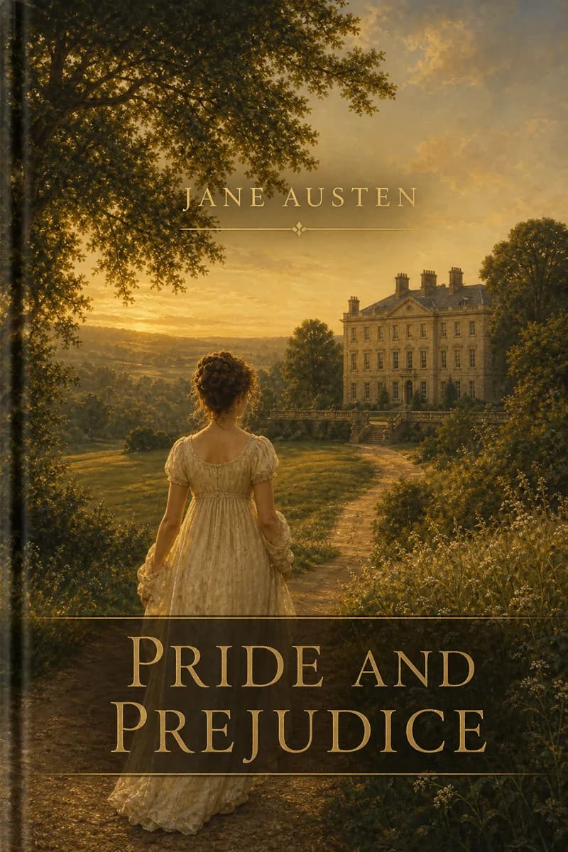 Okładka: Duma i uprzedzenie — Jane Austen